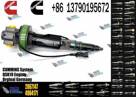 Diesel Common Rail Injector F00BJ00000 2867147 2882077 For Cummins Qsk19 Qsk38 Qsk60