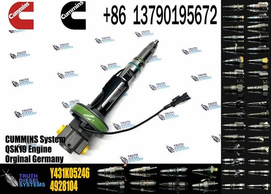 Common Rail Diesel Fuel Injector Y431K05246 4089972 For Cummins QSK19 QSK38 QSK60
