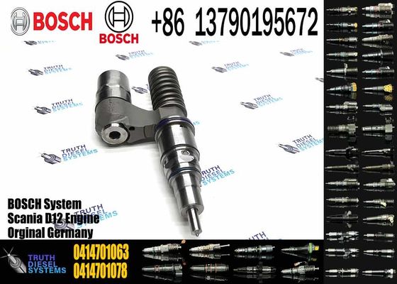 Genuine Unit Diesel Fuel Injector 0414701038, 0414701039, 0414701063 For SCANIA R500 1548472, 1766553, 1539350