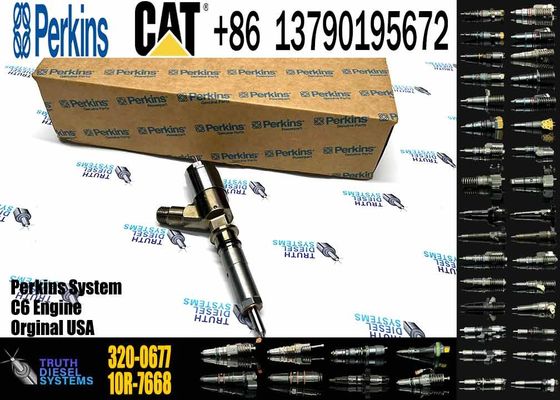 Original CAT 320D E320DL C6.6 C4.4 Common Rail Injector Diesel Fuel Injector 320-0677 For Caterpillar