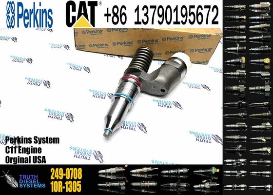 CAT C13 C11 Fuel Injector 249-0713 294-3002 349-0705 249-0708 For CAT 345C 345D Excavator Parts 10R3262 10R2977 10R7636