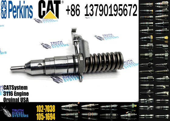 Remanufacture Excavator Bulldozer Diesel Engine Fuel Injector Diesel Nozzle 102-7038 105-1694
