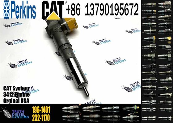 Diesel Engine Injector 174-7527 196-1401 10R-1265 222-5966 173-9379 173-9268 138-8756For Caterpillar C3126 Common Rail