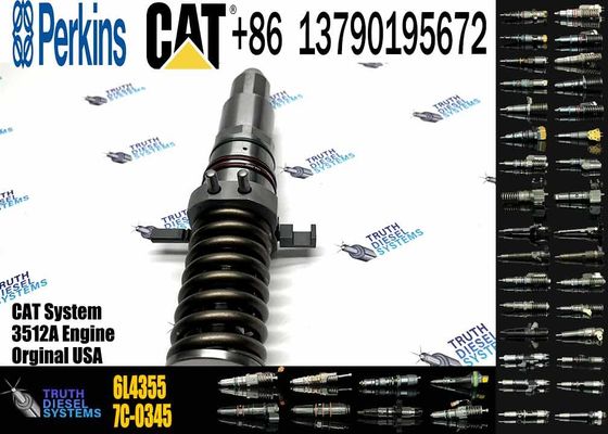Diesel Engine Injector 4P9076 4P9077 7C4148 6L4355 0R-8338 10R-1252 For Caterpillar C3512A Common Rail