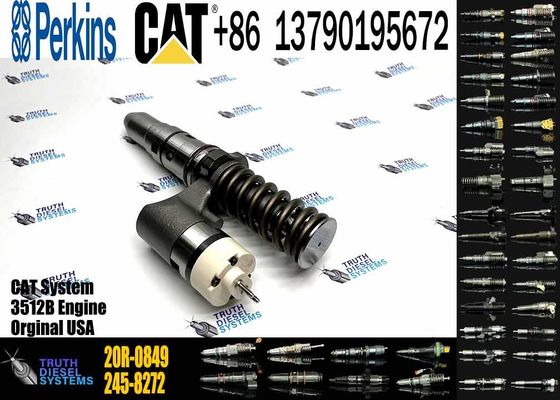 High Quality Diesel Fuel Injector Common Rail Injector 20R-0849 250-1313 246-1854 250-1302 For Excavator