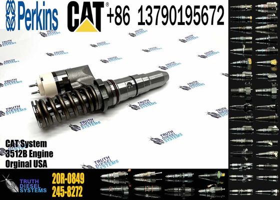 High Quality Diesel Fuel Injector Common Rail Injector 20R-0849 250-1313 246-1854 250-1302 For Excavator