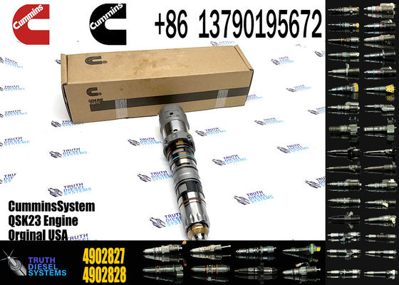 Hangood Excavator Parts Engine Parts 4902827 Original Diesel Fuel Injector QSK23 4902827 4077076 4062090 for Cummins Engine New