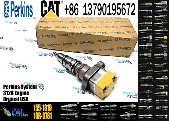 Excavator Spare Parts 222-5966 191-3005 155-1819 Diesel Fuel Injector 2225966 1913005 1551819 For CAT Excavator 3126B Engine
