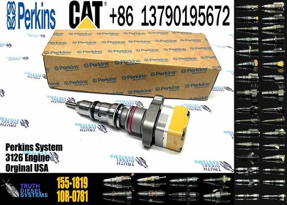 Excavator Spare Parts 222-5966 191-3005 155-1819 Diesel Fuel Injector 2225966 1913005 1551819 For CAT Excavator 3126B Engine