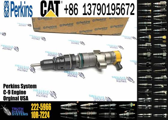 Engine Spare Parts 3126 3126B 3126E Fuel Injector 222-5966 10R-0781 Diesel Common Rail Injector for Excavator