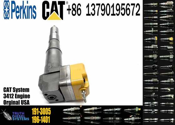 Common Rail Injector 191-3005 198-4752 198-6877 20R-4147 Engine Parts Fuel Injectors for 3412 Engine