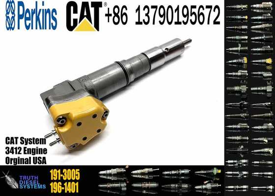 Common Rail Injector 191-3005 198-4752 198-6877 20R-4147 Engine Parts Fuel Injectors for 3412 Engine