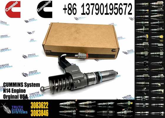 Cummins N14/QSN14 Series Fuel Injector Assembly 3080766 3083622 for Construction Machinery Components Engine Injector for Cummin