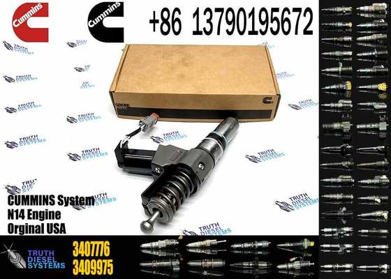 Common Rail Fuel Injector 3407776 3087807 3411385 341176 3409975 for Cummins QSN14 N14 Engine Excavator Parts