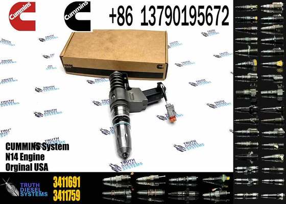 OEM N14 Engine Parts Common Rail Diesel Fuel Injector 3411760 3411691 3411765 3411766 For Cummins Engine Bulk Sale of Injectors