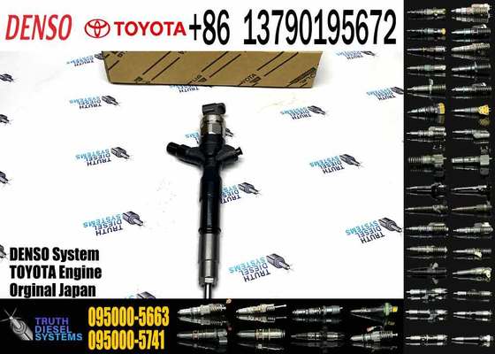 Diesel Fuel Injector 095000-5663 23670-30050 2367030050 for Toyota 1AD-FTV 2AD-FTV
