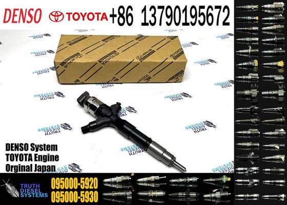 In Stock 095000-5920 23670-0L020 23670-09070 Fuel Injector Assembly for Hilux 3.0L D 1KD Diesel New Condition Engine Code 2KD