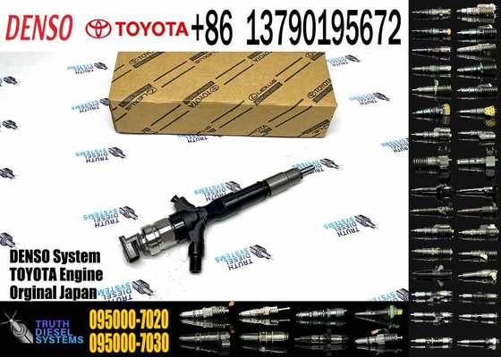 Common Rail Fuel Injector Nozzle 095000-7020 23670-39175 Injection Valves for Toyota 1KD-FTV Diesel Engine
