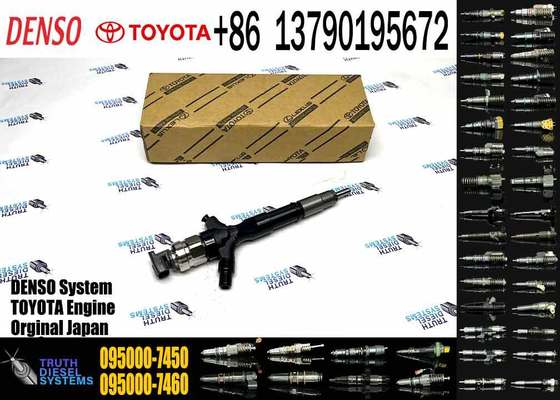 Common Rail Diesel Injector 095000-7450 23670-39225 for Toyota 2KD-FTV 2.5 D-4D Engine