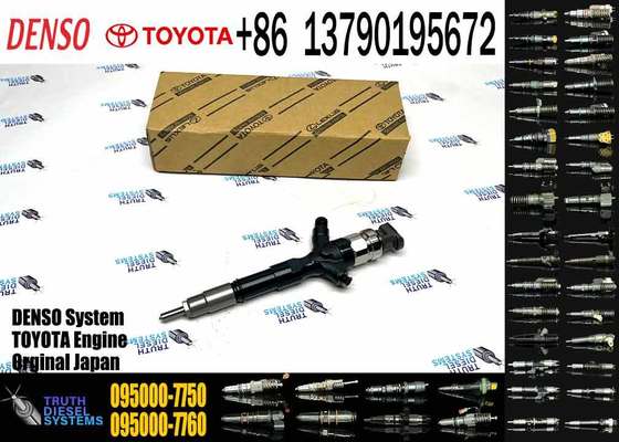 Common Rail Injector 095000-7750 23670-39276 Diesel Fuel Injector for Denso Toyota Hilux Hiace