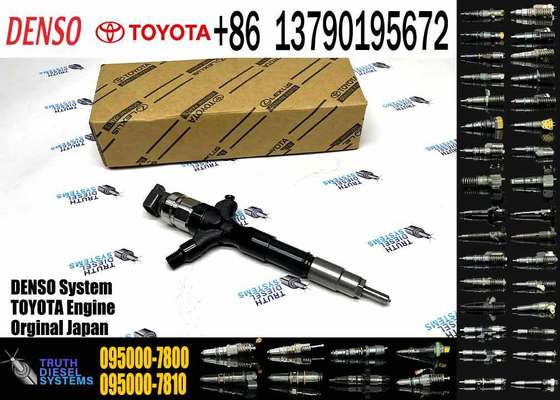 2KD-FTV Diesel Fuel Injector 23670-30310 9709500-780 095000-7800 for D-ENSO T-OYOTA HILUX 2.5L