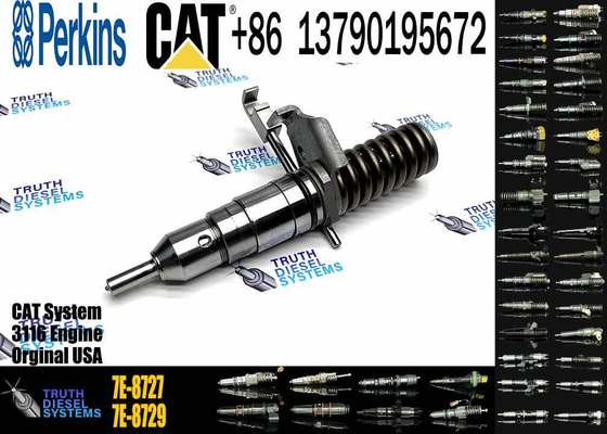 3114 3116 Engine Diesel Fuel Injector 7E-8727 7E8727 0R-3002 for Caterpillar Excavator 205B 213B 214B 224B E110B E240B E240C