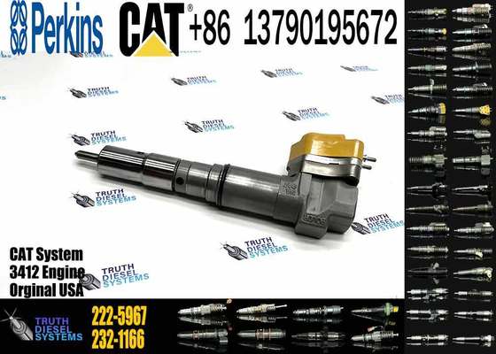 Excavator Parts Engine 3408 3412 Fuel Injector 4CR01974 169-7408 174-7527 222-5967 20R-0760 for Construction Machinery