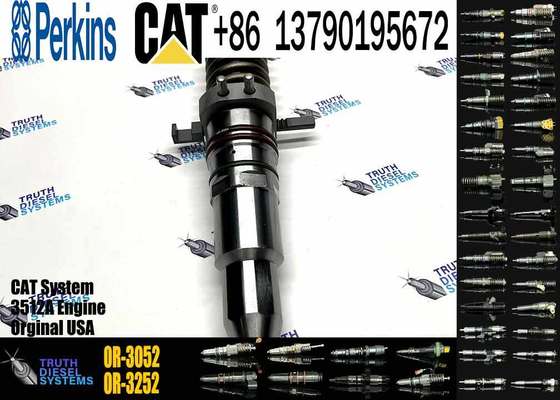 Common Rail Fuel Injector 7E6408 7E-6408 0R3052 0R-3052 for Caterpillar 111-3718 Cat 3508 3512 3516 Engine Excavator