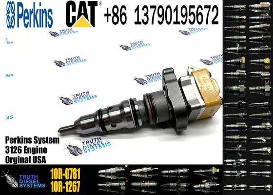 New Diesel Engine Injector 1OR-1267 188-1320 10R-9237 173-9379 10R-0781 4CR0197 156-8895 for Caterpillar C3126 Common Rail Steel