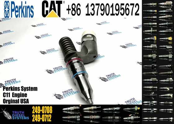 Factory High Quality Fuel Injector for Cat C11 C13 Engine Fuel Injector 249-0712 2490712 Injector 10R-1305 249-0708 249-0707