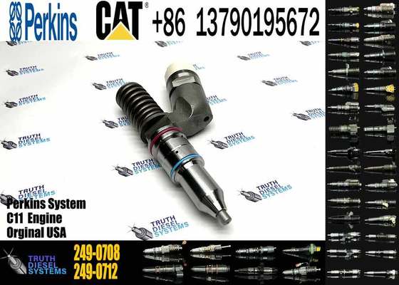 Factory High Quality Fuel Injector for Cat C11 C13 Engine Fuel Injector 249-0712 2490712 Injector 10R-1305 249-0708 249-0707