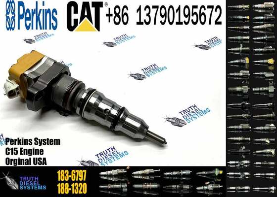 High Quality Excavator Engine Spare Parts Fuel Injector 0R-9348 183-6797 10R-1262 222-5965 188-1320 10R-0781 for 3126 Engine