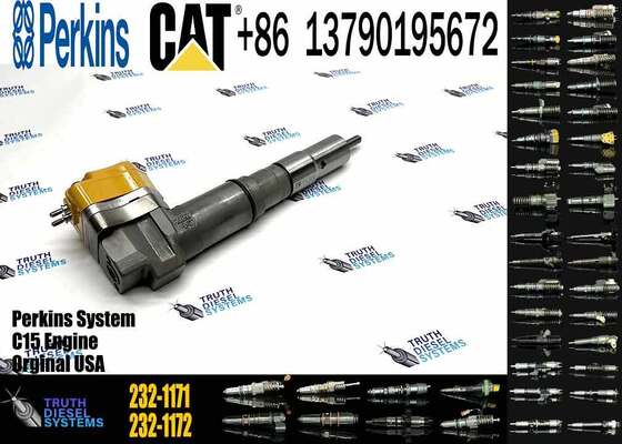 New 3412E 3408 Diesel Fuel Injector for Excavator Engine Parts 232-1171 10R-1267 232-1183 10R-1266 4CR01974