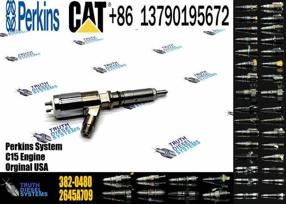 New Diesel Fuel Injectors 282-0490 2645A709 382-0480 306-9380 2645A734 320-0680 for Caterpillar C6.6 Excavator Truck Engine