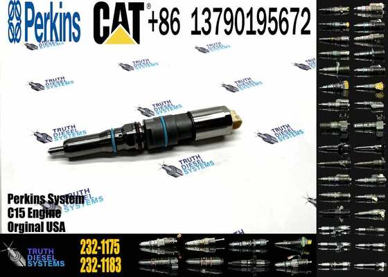 Fuel Injector 174-7526 232-1183 232-1171 232-1175 20R0758 232-1173 232-1168 174-7528 for 3412E 3408E Engine