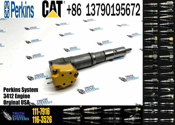 Fuel Injector 104-3377 174-7526 111-7916 138-8754 0R-8624 for CAT 3408E 3412E Engine 769D 773D 775D 631E 633E II 637E 651E 657E