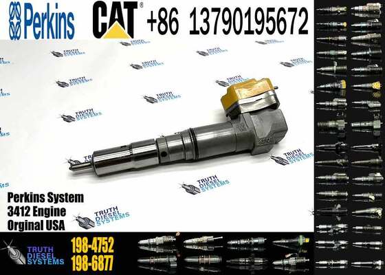 New 3412 Diesel Engine Fuel Injector 111-7916 198-4752 20R-5392 198-6877 232-1170 for Excavator Parts Condition New