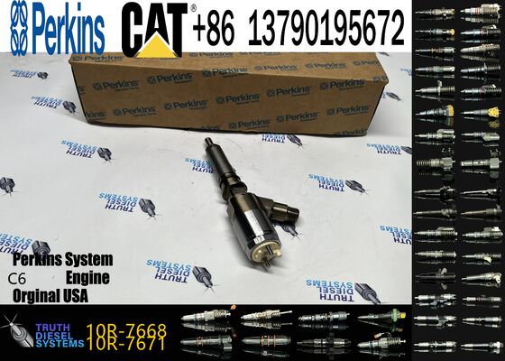 3210990 Fuel Injector 321-0990 2645a743 10R-7668 for 320D C6.6 Diesel Engine Wheel Tractor 613G Common Rail Injection Valve