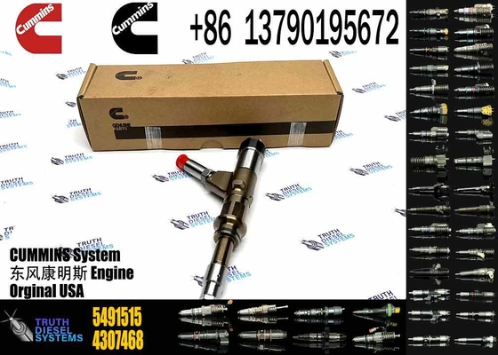 कम-मिन्स ISG12 इंजन पार्ट्स के लिए उच्च दबाव आम रेल ईंधन इंजेक्टर 5491515 4307475 4307468 5491515