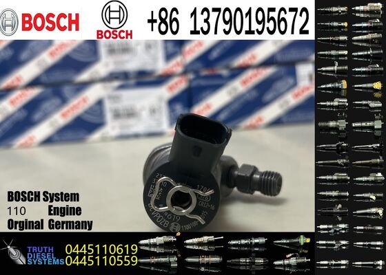 गुणवत्ता Diesel Common Rail Injector 0445110443 0445110442 0445110619 Stainless Steel Universal Fitment New कारखाना