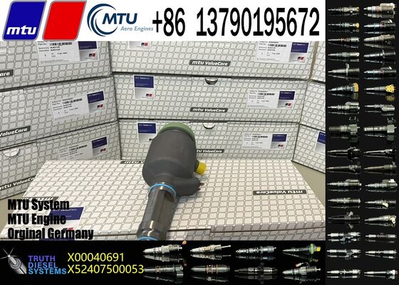 गुणवत्ता MTU2000 इंजन के लिए पुनर्निर्मित डीज़ल फ्यूल कॉमन रेल इंजेक्टर X00040691 कारखाना